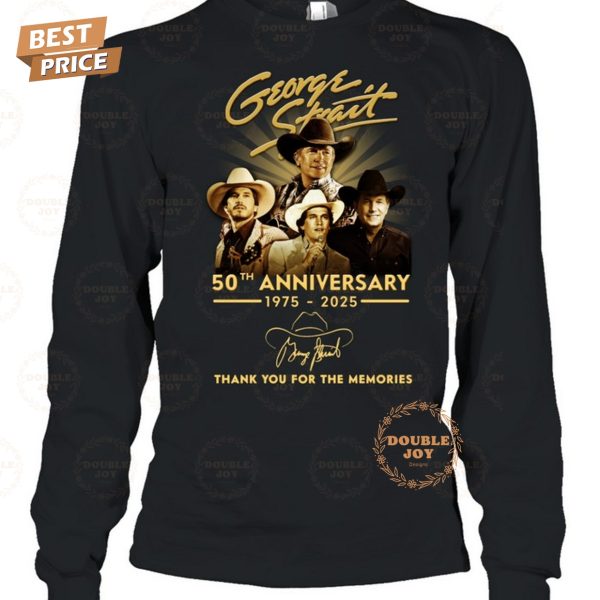 George Strait 50th Anniversary 1975-2025 T-Shirt