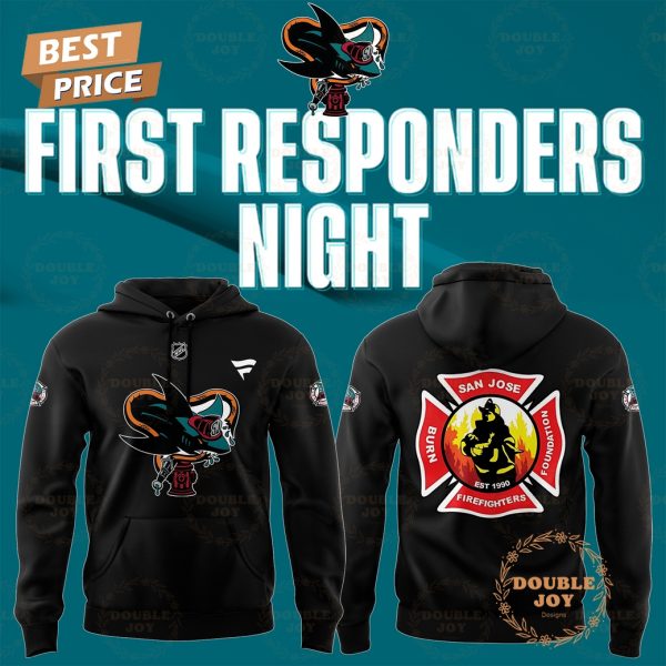 San Jose Sharks NHL First Responders Night Hoodie