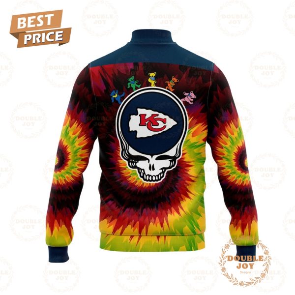 NFL Kansas City Chiefs Grateful Dead Night Baseball Jacket