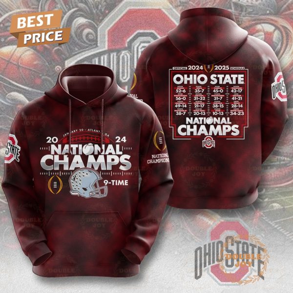 January 20 – Atlanta, Ga 2024-2025 National Champs 9-Times Ohio State Buckeyes NCAA T-Shirt, Hoodie