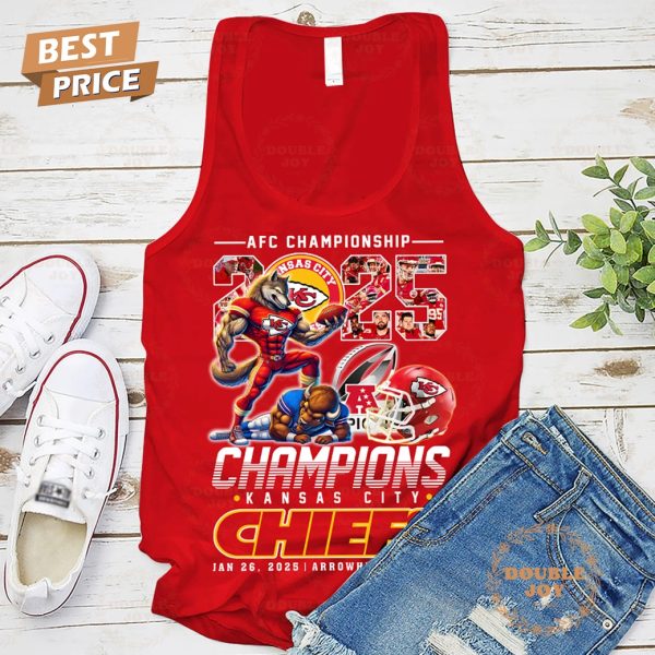 AFC Championship 2025 Kansas City Chiefs NFL Jan 26, 2025-Arrowhead Stadium T-Shirt, Hoodie