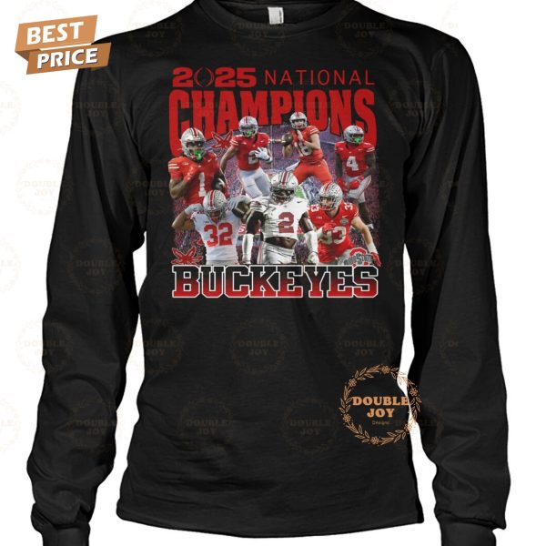 2025 National Champions Buckeyes NCAA T-Shirt