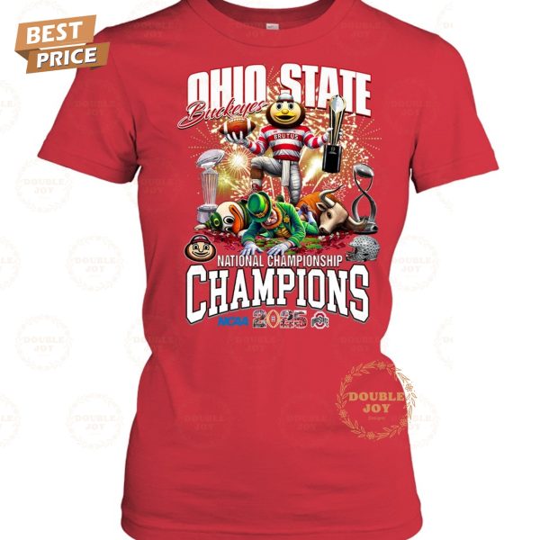 Ohio State Buckeyes National Championship NCAA 2025 T-Shirt