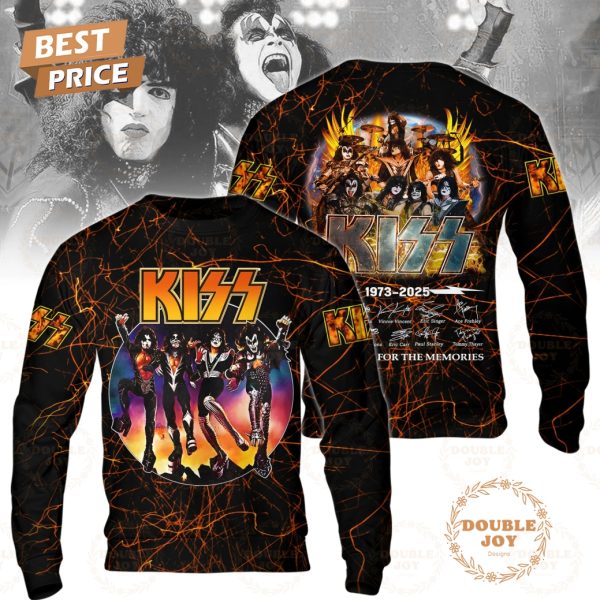 Kiss Band 52nd 1973-2025 Thank You For The Memories T-Shirt, Hoodie