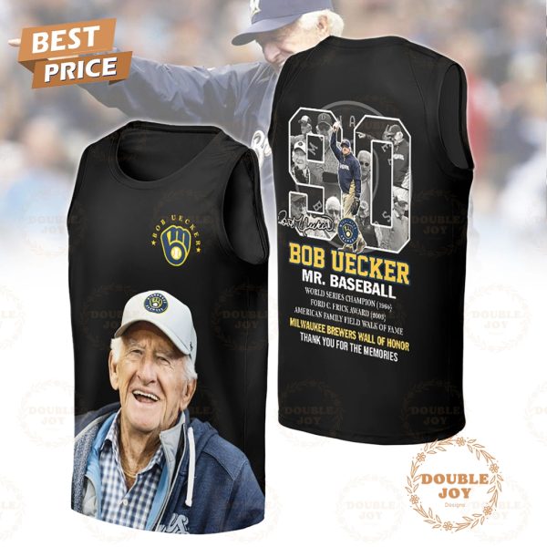 Bob Uecker Mr.Baseball Milwaukee Brewers Wall Of Honor, Thank You For The Memories T-Shirt, Hoodie