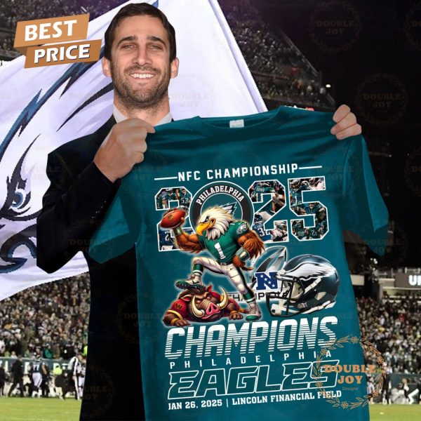 2024-2025 NFC Champions Philadelphia Eagles NFL Jan 26, 2025 T-Shirt, Hoodie