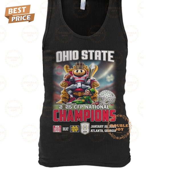 Ohio State NCAA 2025 CFP National Champions January 20, 2025 – Atlanta, Georgia T-Shirt