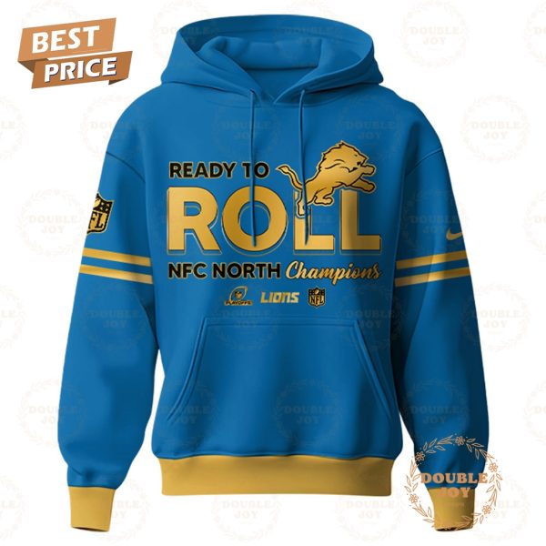 NFL Detroit Lions Ready To Roll NFC North Division Champions Hoodie – Blue