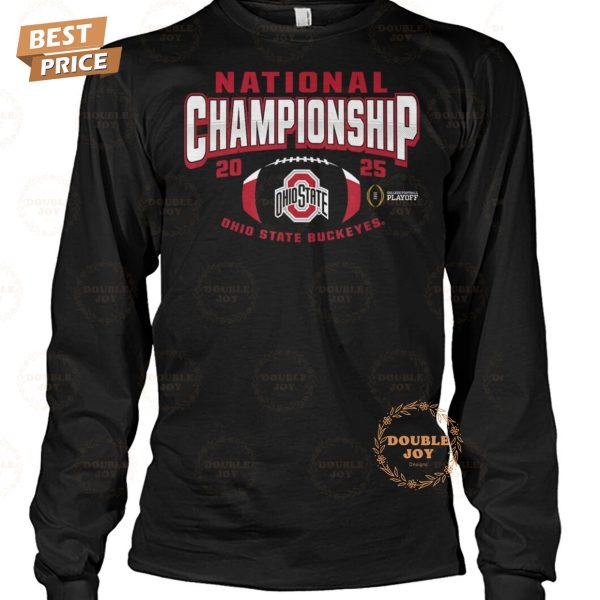 National Championship 2025 Ohio State Buckeyes NCAA, College Football Playoff T-Shirt