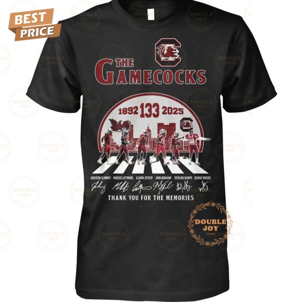 NCAA South Carolina Gamecocks 133rd 1982-2025 Thank You For The Memories T-Shirt