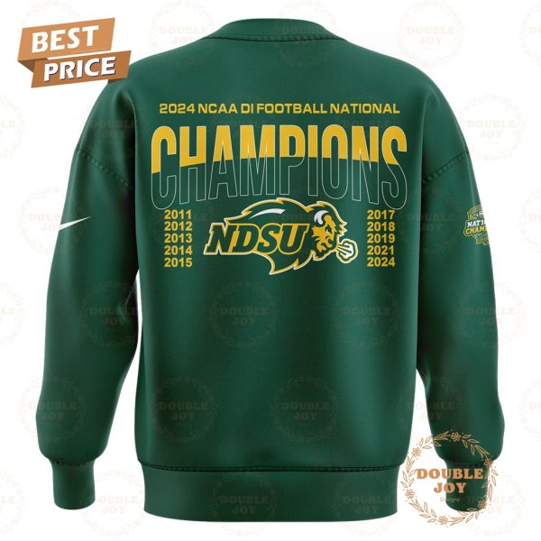 NCAA North Dakota State Bison 2024 NCAA Division I Football National Champions Hoodie