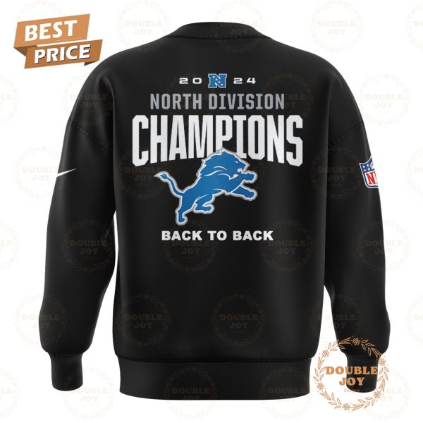 NFL Detroit Lions Ready To Roll NFC North Division Champions Back To Back Hoodie – Black