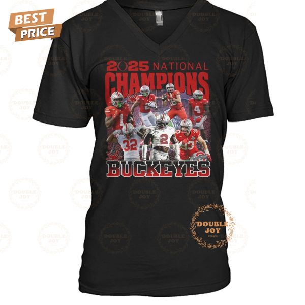 2025 National Champions Buckeyes NCAA T-Shirt