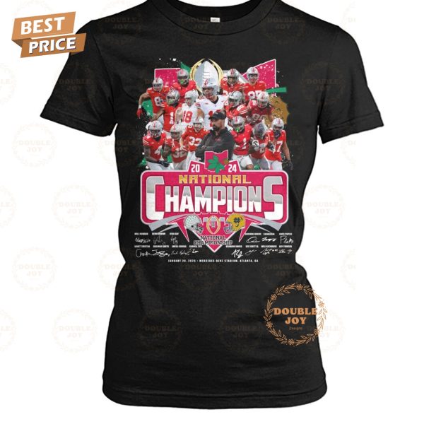 Ohio State Buckeyes NCAA 2024 National Champions T-Shirt