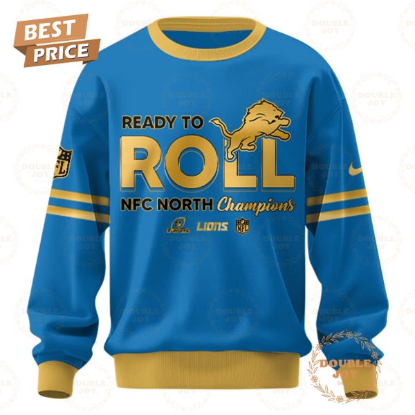 NFL Detroit Lions Ready To Roll NFC North Division Champions Hoodie – Blue