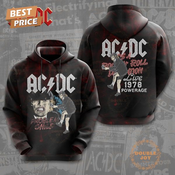 AC-DC Live 1978 Powerage Hoodie