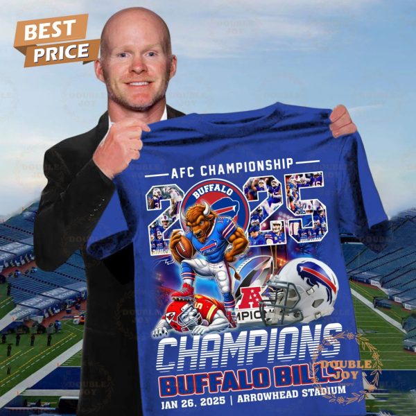 AFC Championship 2025 Buffalo Bills NFL Jan 26, 2025-Arrowhead Stadium T-Shirt, Hoodie