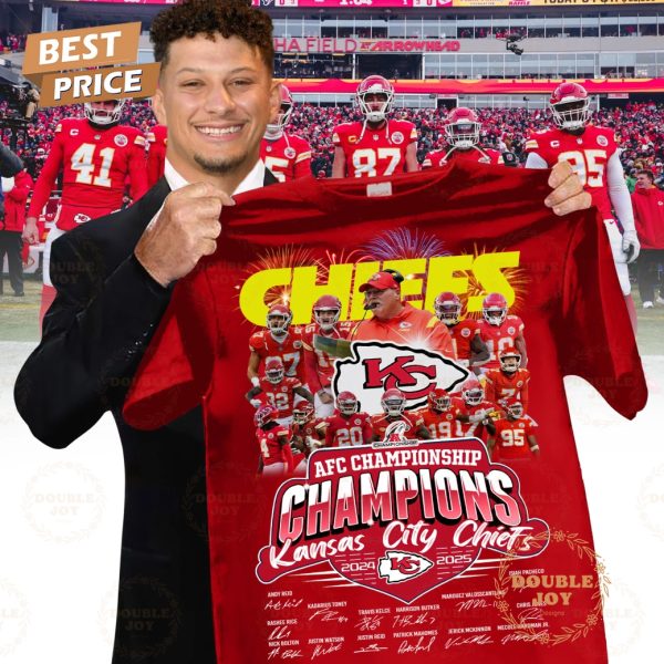 AFC Championship Kansas City Chiefs NFL 2024-2025 T-Shirt, Hoodie