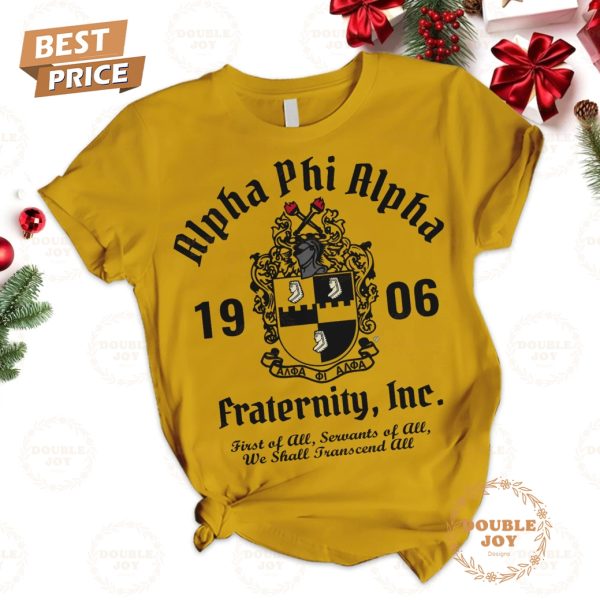 Alpha Phi Alpha 1906 First Of All, Servants Of All, We Shall Transcend All Fleece Pajamas Set