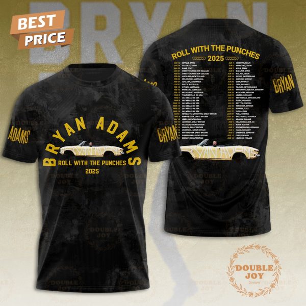 Bryan Adams Roll With The Punches 2025 T-Shirt, Hoodie