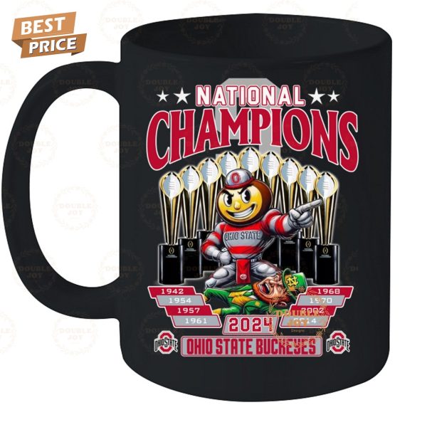 Nine-Times National Champions 2024 Ohio State Buckeyes NCAA T-Shirt