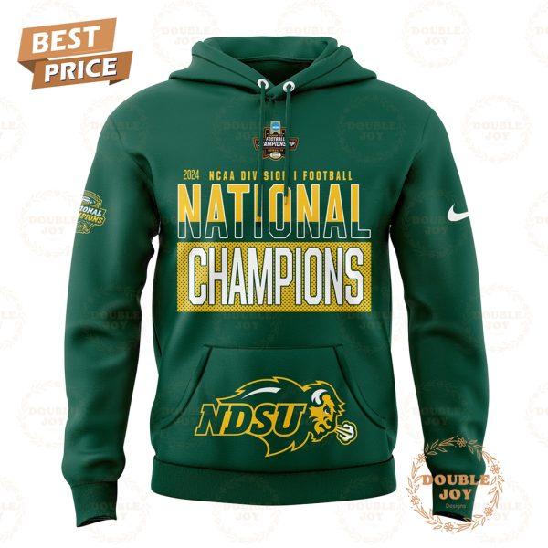 NCAA Division I Football 2024 Nat10nal Champions NCAA North Dakota State Bison Hoodie