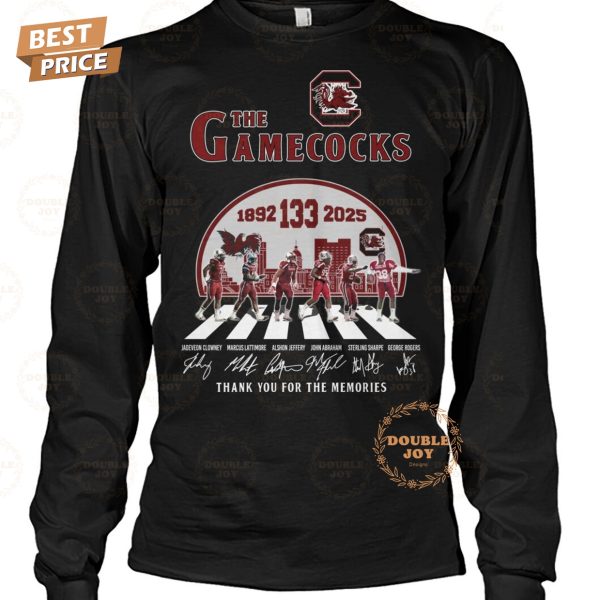 NCAA South Carolina Gamecocks 133rd 1982-2025 Thank You For The Memories T-Shirt