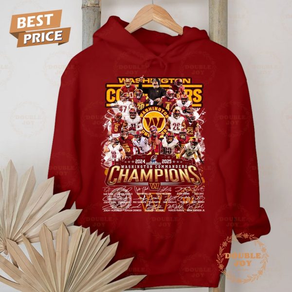 2024-2025 Washington Commanders NFL Champions T-Shirt, Hoodie