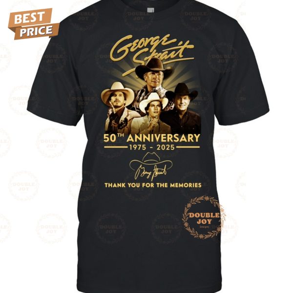 George Strait 50th Anniversary 1975-2025 T-Shirt