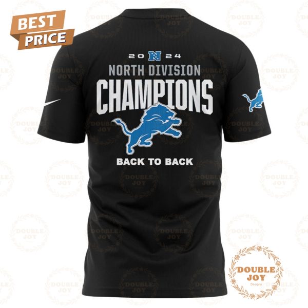 NFL Detroit Lions Ready To Roll NFC North Division Champions Back To Back Hoodie – Black