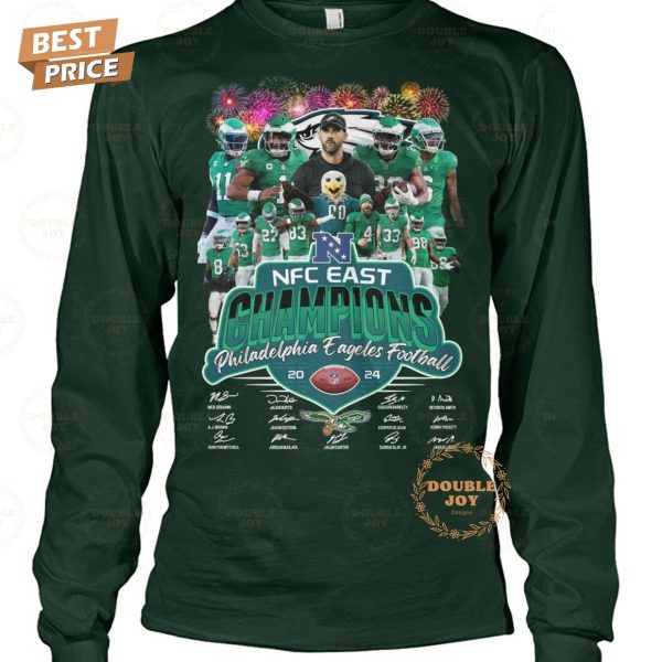 NFC East Champions NFL Philadelphia Eagles Football 2024 T-Shirt