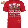 Ohio State Buckeyes NCAA 2025 CFP NAtional Champions Scarlet And Gray Forever T-Shirt