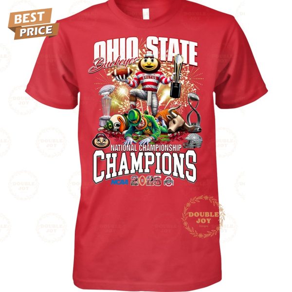 Ohio State Buckeyes National Championship NCAA 2025 T-Shirt