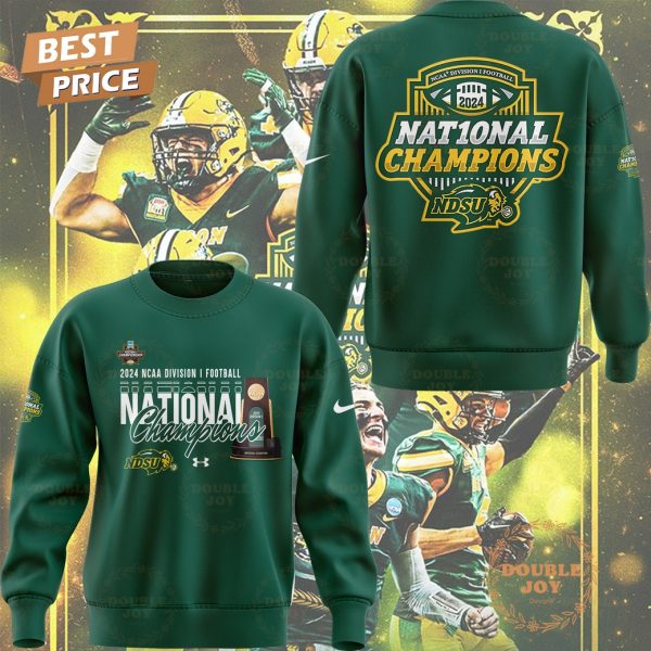 2024 NCAA Division I Football National Champions NCAA North Dakota State Bison Hoodie