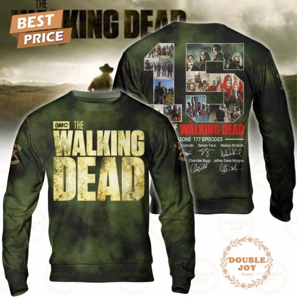 The Walking Dead 15 Years 2010-2025 “11 Seasons 177 Episodes” T-Shirt, Hoodie