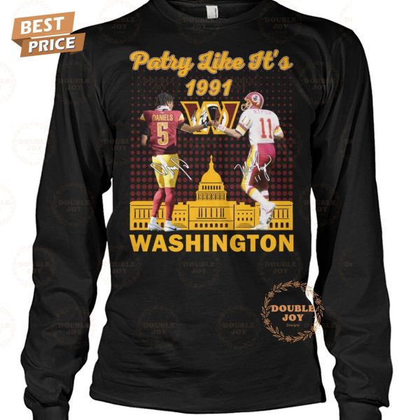 Patry Like It’s 1991 Washington Commanders NFL T-Shirt