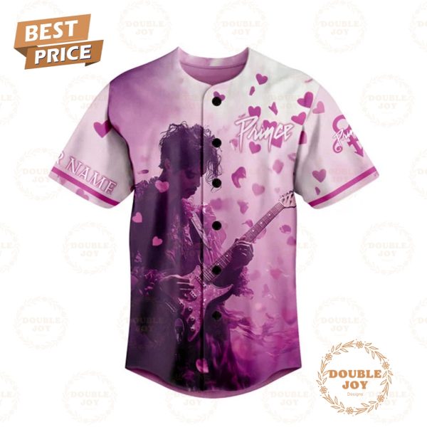 Prince I Only Want To Love You In The Purple Rain Custom Name Baseball Jersey