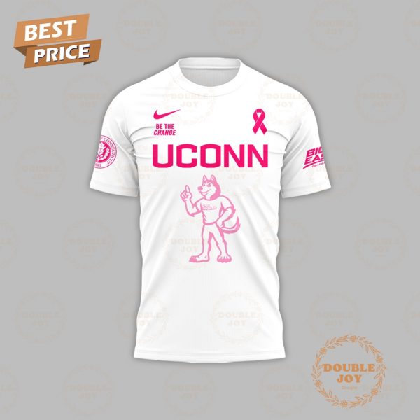 NCAA UConn Huskies Cancer Awareness Night Hoodie – White