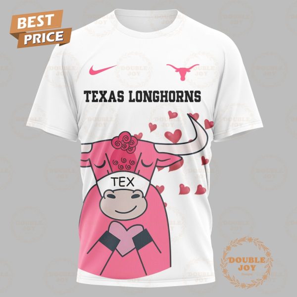 NCAA Texas Longhorns Valentine 2025 Custom Name T-Shirt, Hoodie