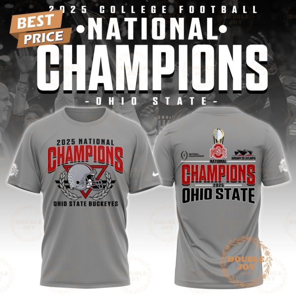 2025 College Football National Champions Ohio State Buckeyes NCAA January 20-Atlanta T-Shirt, Hoodie