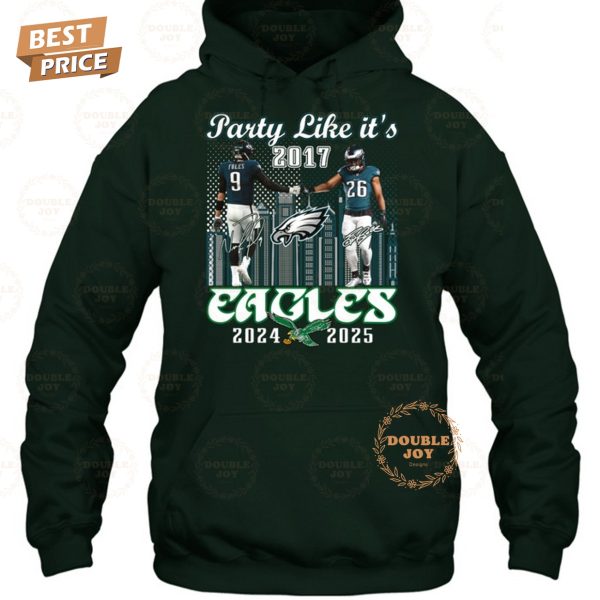 Party Like It’s NFL Philadelphia Eagles 2024-2025 T-Shirt