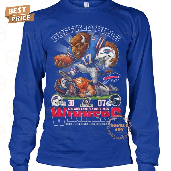 NFL Buffalo Bills AFC Wild Card Playoff 2025 Winners T-Shirt