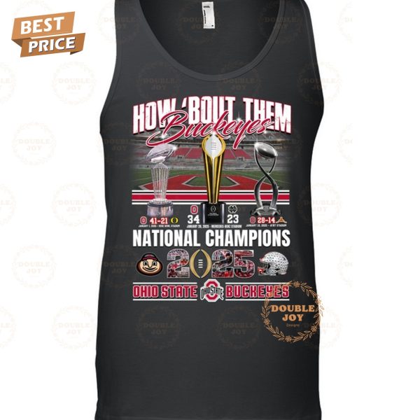 How Bout Them Buckeyes National Champions Ohio State NCAA T-Shirt