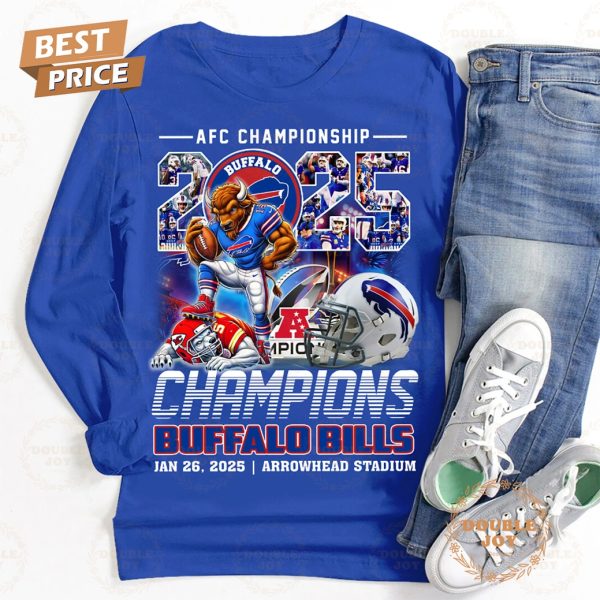 AFC Championship 2025 Buffalo Bills NFL Jan 26, 2025-Arrowhead Stadium T-Shirt, Hoodie