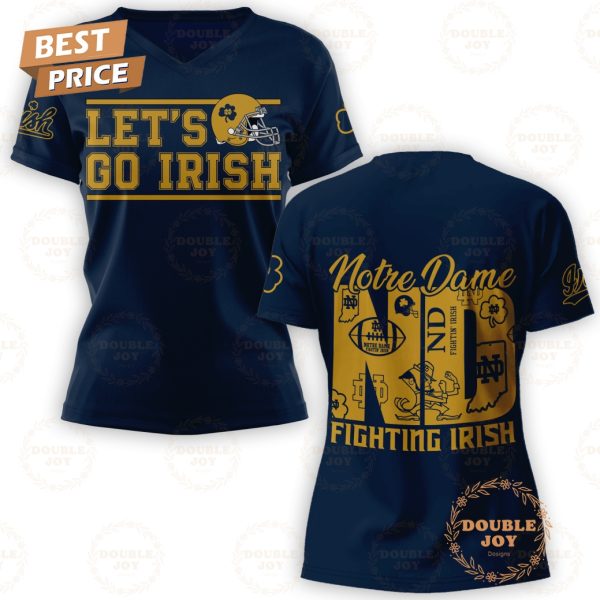 NCAA Notre Dame Fighting Irish Let’s Go Irish T-Shirt, Hoodie