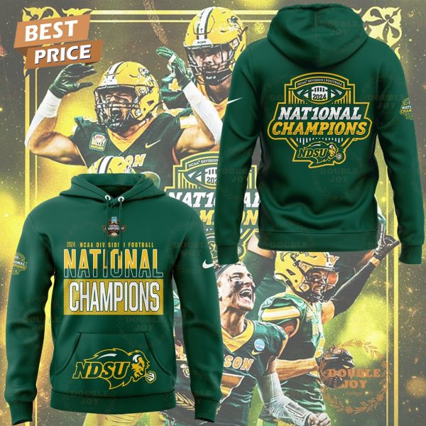 NCAA Division I Football 2024 Nat10nal Champions NCAA North Dakota State Bison Hoodie