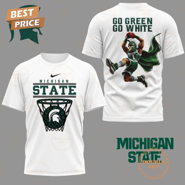 NCAA Michigan State Spartans Go Green Go White 2025 T-Shirt, Hoodie