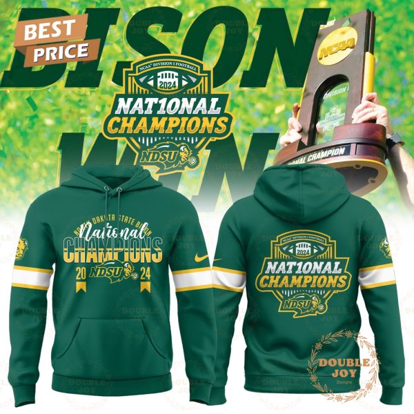 NCAA North Dakota State Bison National Champions 2024 Hoodie