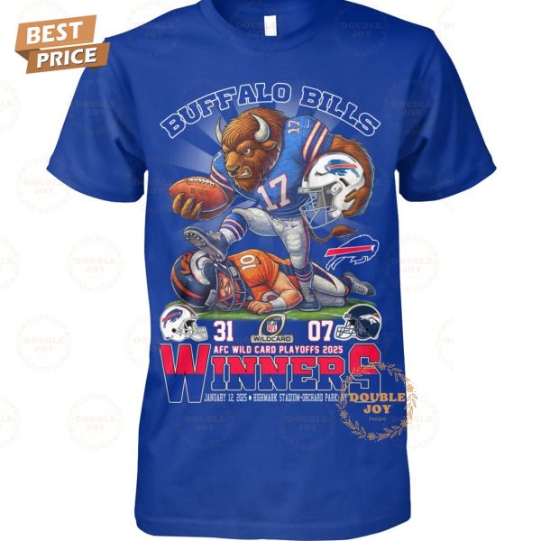 NFL Buffalo Bills AFC Wild Card Playoff 2025 Winners T-Shirt