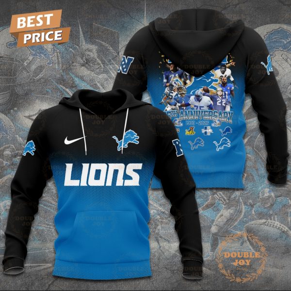 NFL Detroit Lions 95th Anniversary 1930-2025 Hoodie